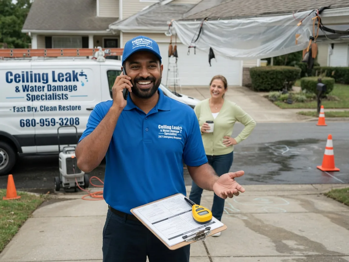 Ceiling Leak Cleanup West Monroe, LA FAQs